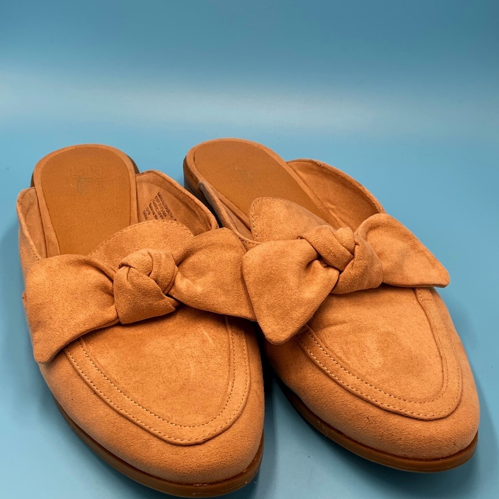 REDUCED!   G. H. Bass Suede Mules